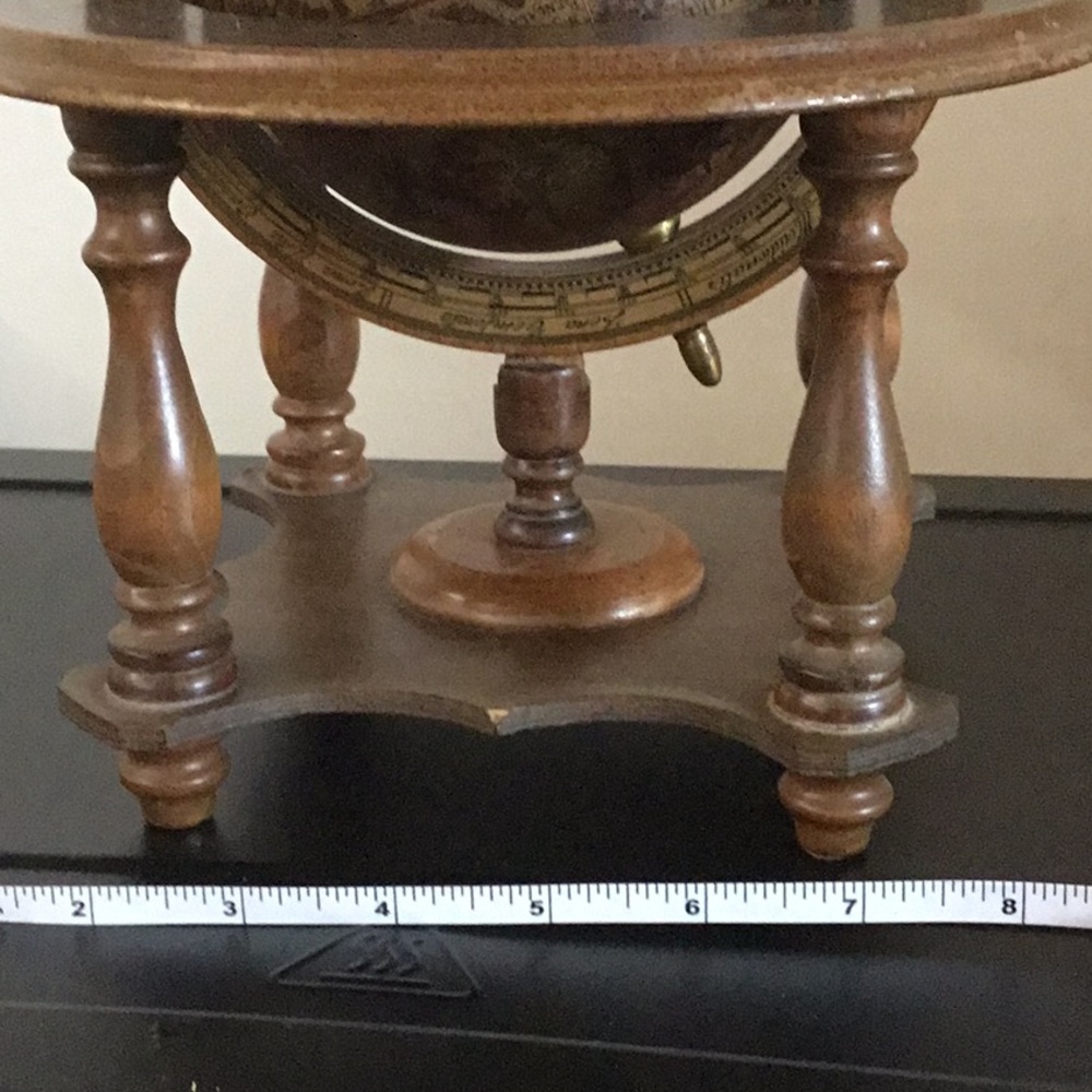 Wood Globe Decoration - Picture 9 of 16
